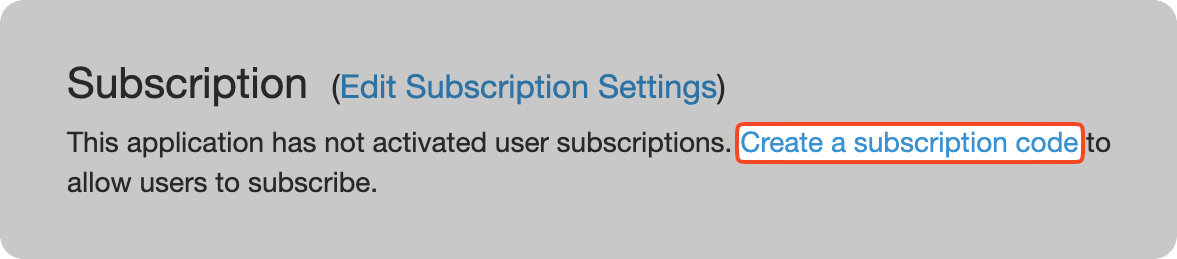 Pushover subscription section with the Group Lab Members subscription and its invite link
